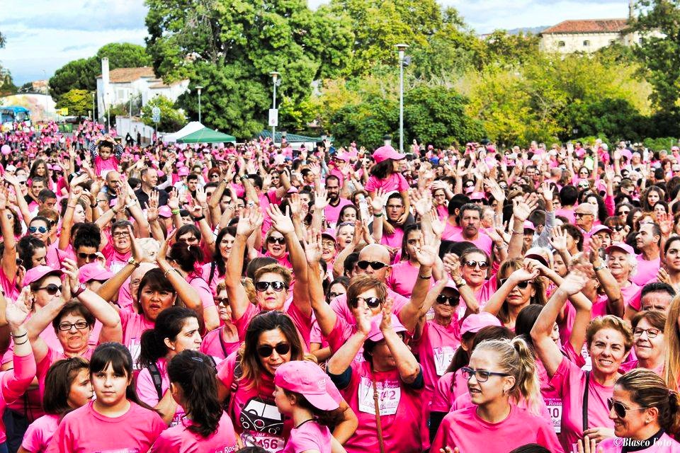 "Marcha rosa en Plasencia" de Luis Blasco Martin