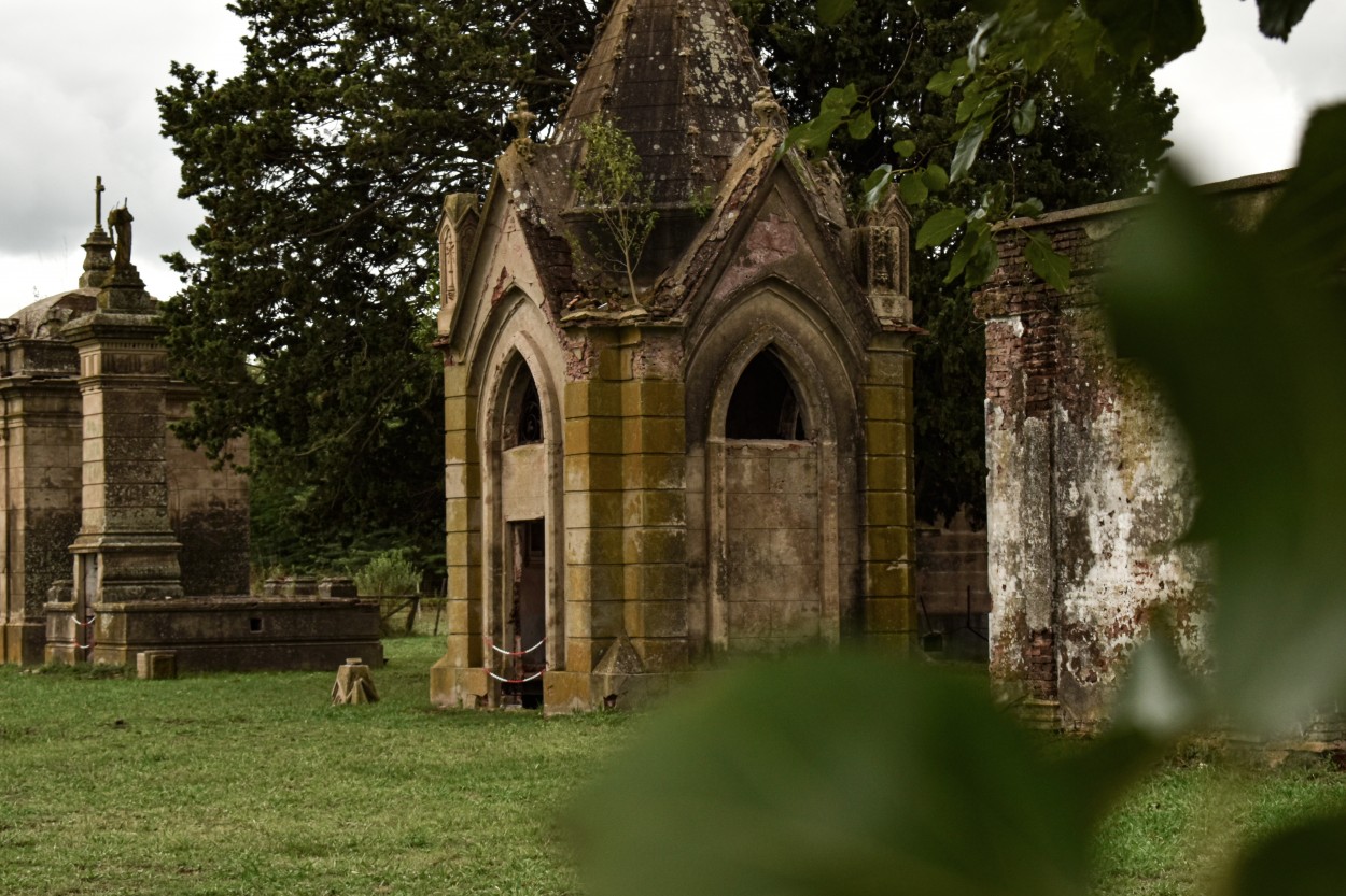"Ruinas de un viejo cementerio" de Solange Toranzo