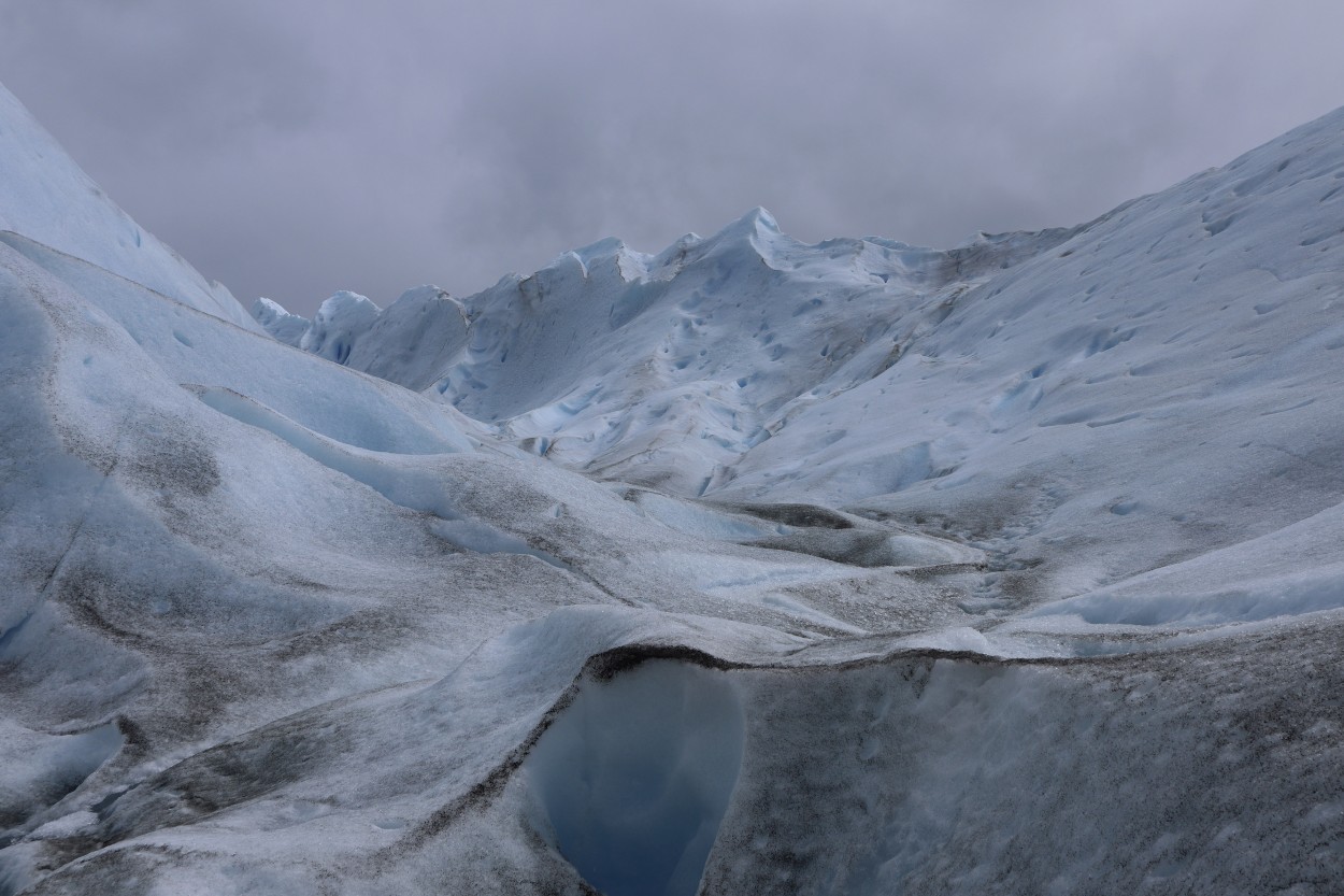 "En el glaciar XI" de Natalia Harosteguy