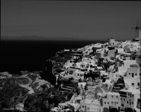 En Santorini...