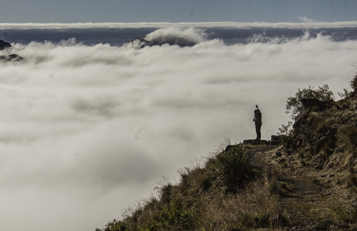 "Selfie en las nubes" de Patricio Samatan