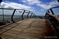 el puente de los candados, en Mar del Plata