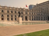 O `Palacio de la moneda `em Santiago do Chile.....