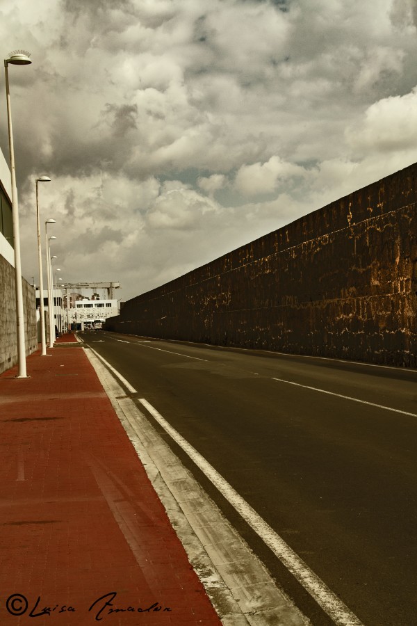 "Muelle en Lanzarote" de Luisamaria Amador