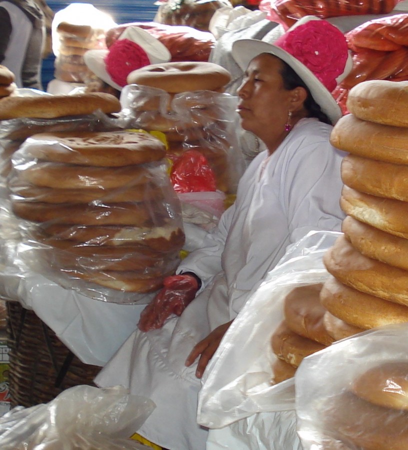 "vendiendo pan" de Dina Maria Lezama