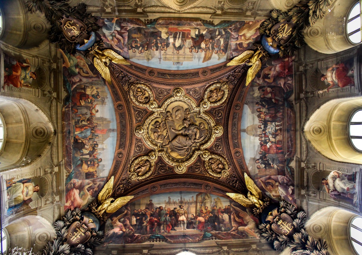 "Plafond du muse du Louvre" de Carlos Mascioni