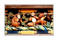 Los tres monos originales