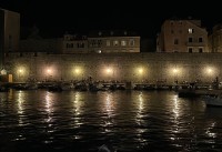 Puerto Viejo en la noche