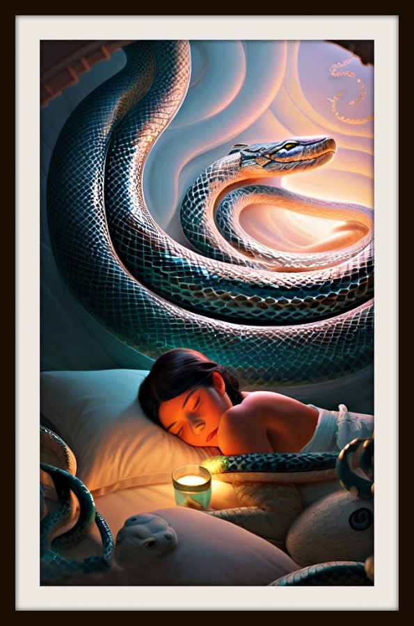 "Sueo con serpientes... (IA)" de Ricardo Cascio
