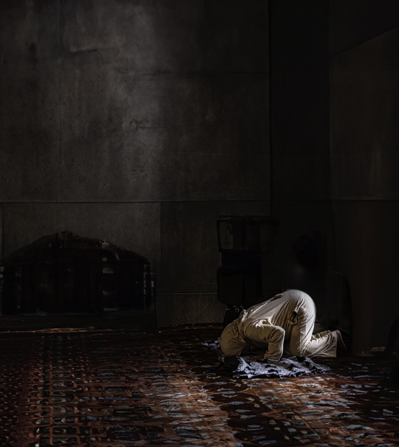 "`Dentro de la mezquita Azul, Estambul`" de Carlos Cavalieri
