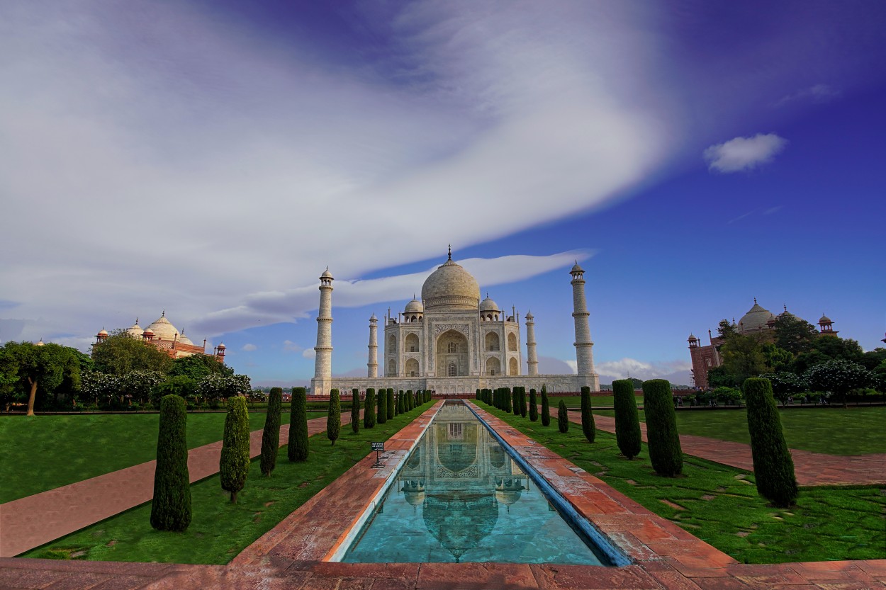 "Taj Mahal...nunca te cansas de mirarlo..." de Alberto Daniel Gangi