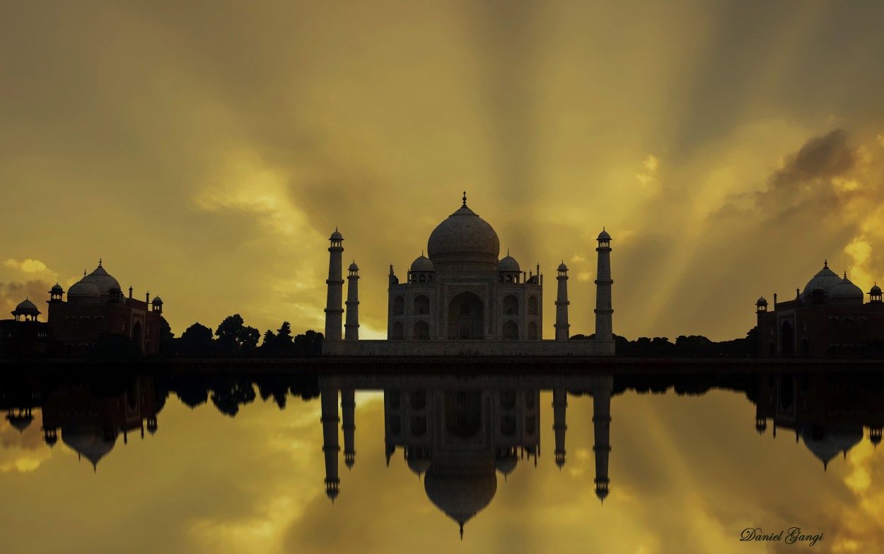 "Homenaje al Taj Mahal" de Alberto Daniel Gangi