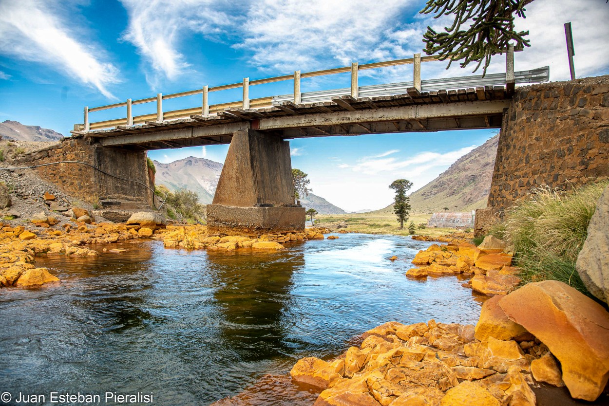 "Puente sobre el rio Agrio" de Juan Esteban Pieralisi