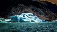 Gran tempano desprendido del Glaciar Upsala
