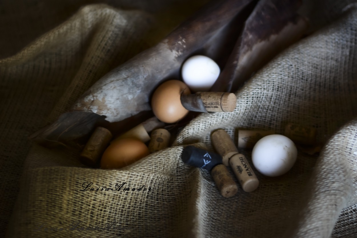 "BODEGON Huevos" de Luisamaria Amador