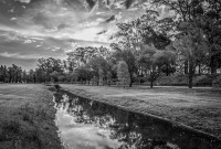 Un canal en el Parque
