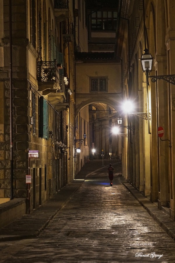 "Calles de Florencia" de Alberto Daniel Gangi