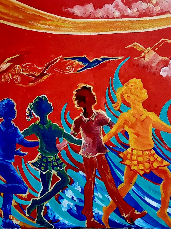 "Danza de nios." de Patricia Sallete