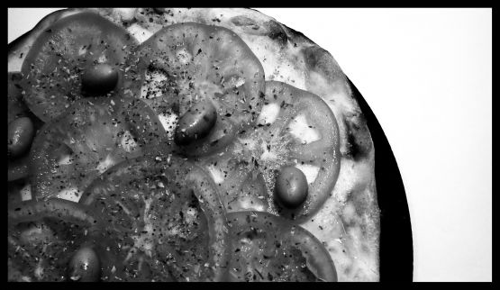 Foto 5/Elaborando Pizza en blanco y negro