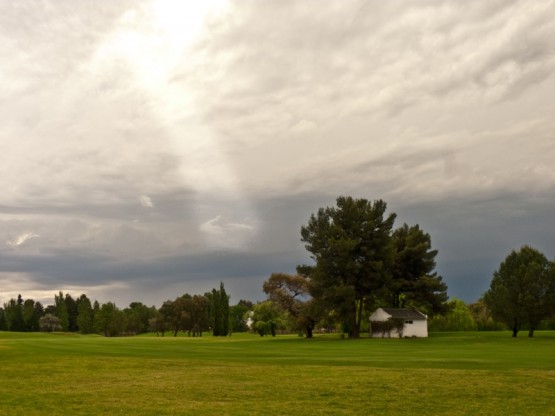 Foto 4/La tormenta en la cancha de Golf