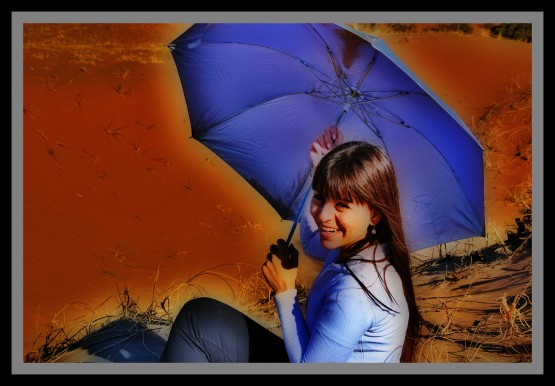 Foto 5/Ella y su paraguas