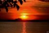 puesta de sol en estero del ibera