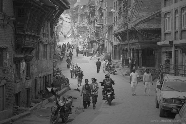 Foto 1/Bhaktapur (Nepal) despus del terremoto del 2015