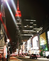 Edificios NY de noche