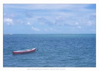 El bote rojo en Praia dos Carneiros