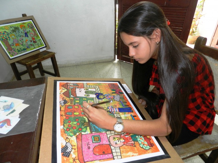 Foto 2/Cuba en Concurso Internacional de Dibujo Infantil