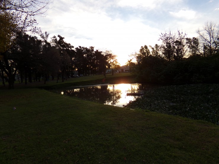 Foto 2/La laguna del parque municipal de Los Polvorines