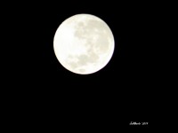 Luna de nieve. Super Luna del 19 de febrero de 201
