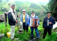 Camino a El Lindero, al Chimborazo