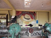 Sombrerera de prestigio en Cuenca (Ecuador)