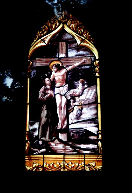 Foto 4/Vitreaux con la Imagen de Cristo crucificado