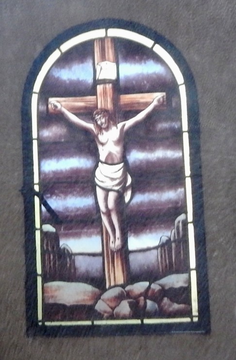 Foto 5/Vitreaux con la Imagen de Cristo crucificado