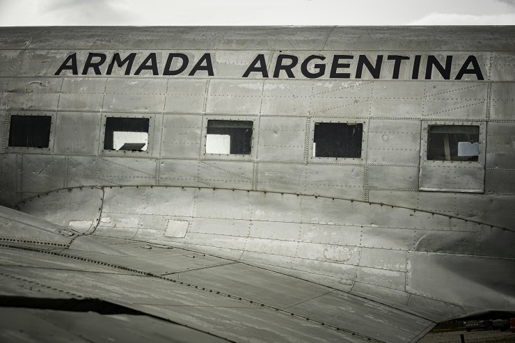 Foto 3/El primer avion en llegar a la Antrtida.