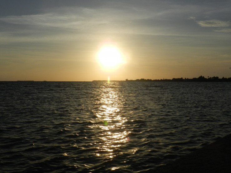 Foto 4/Santa Cruz del Sur: Rojiza puesta del sol
