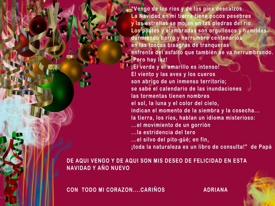 "Felices Fiestas" de Adriana Borovinsky