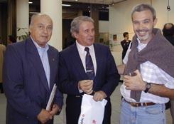 Luis Morilla, J.M.Rivas y Víctor Baldioli