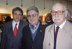 Rubén Sotera, Anibal Uslenghi y Samuel Dukarevich