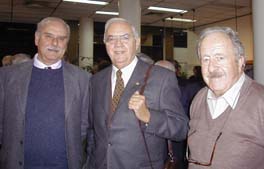Eduardo Sáenz, Osvaldo Jorjensen y Manuel Nieto