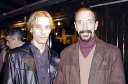 Claudio Blanco y su padre, Jorge Blanco 