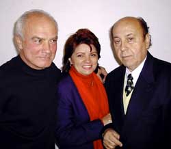 Alfredo Marchetti junto a Horacio Calvo y Sra.
