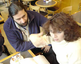 Claudio Morales y Claudia Rein