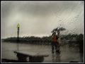 Lluvia en la costanera de Buenos Aires