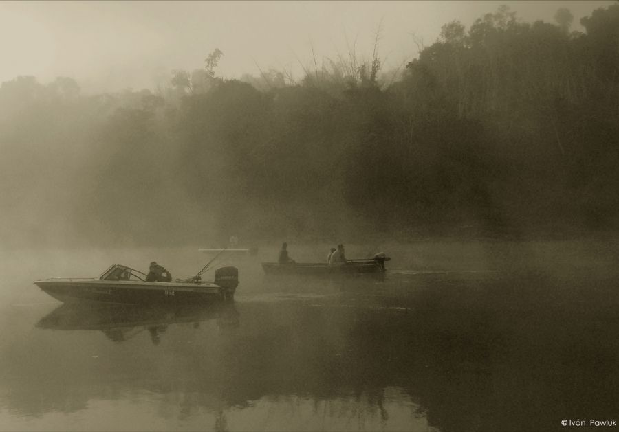 "Pescadores en la Niebla" de Ivn Pawluk