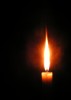 A candle without wind