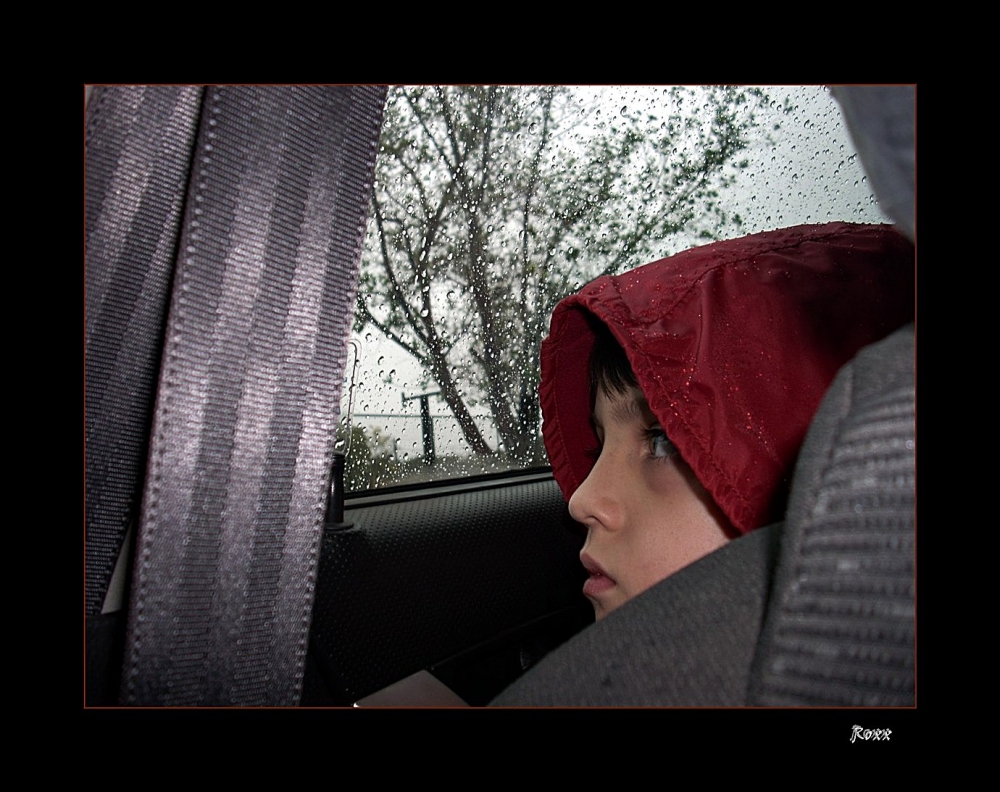 "la lluvia desde el auto" de Claudia Rios