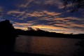 Puesta de sol en Lago Moquehue